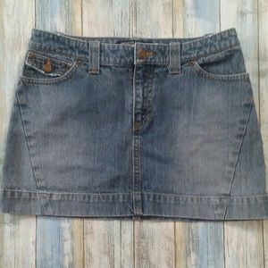American Eagle Denim Jean Mini Skirt Size 4